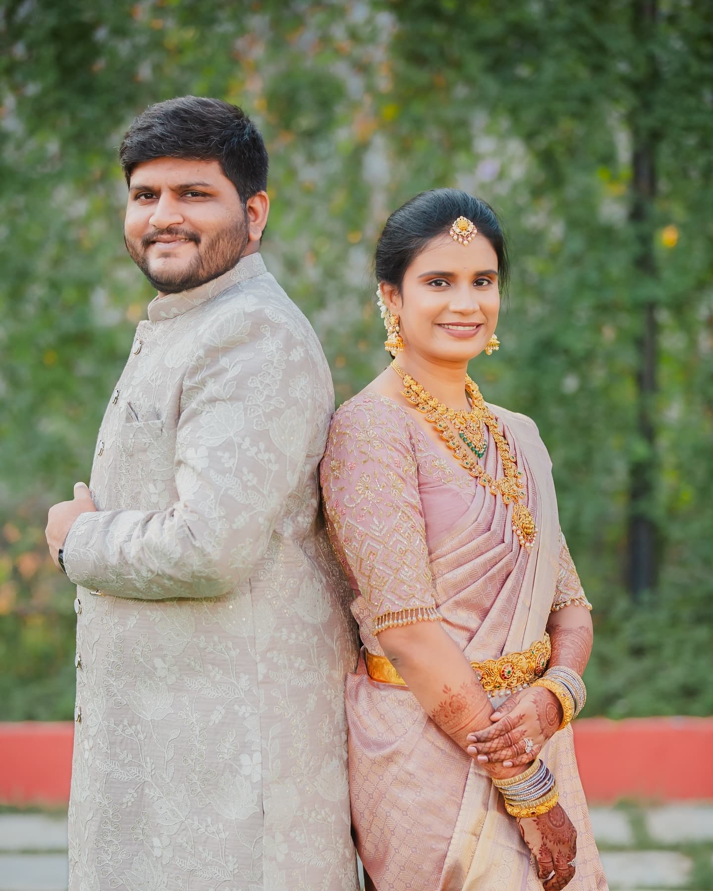 Amulya & Yash — Couple Shoot in Mallika Gardens, Shamshabad