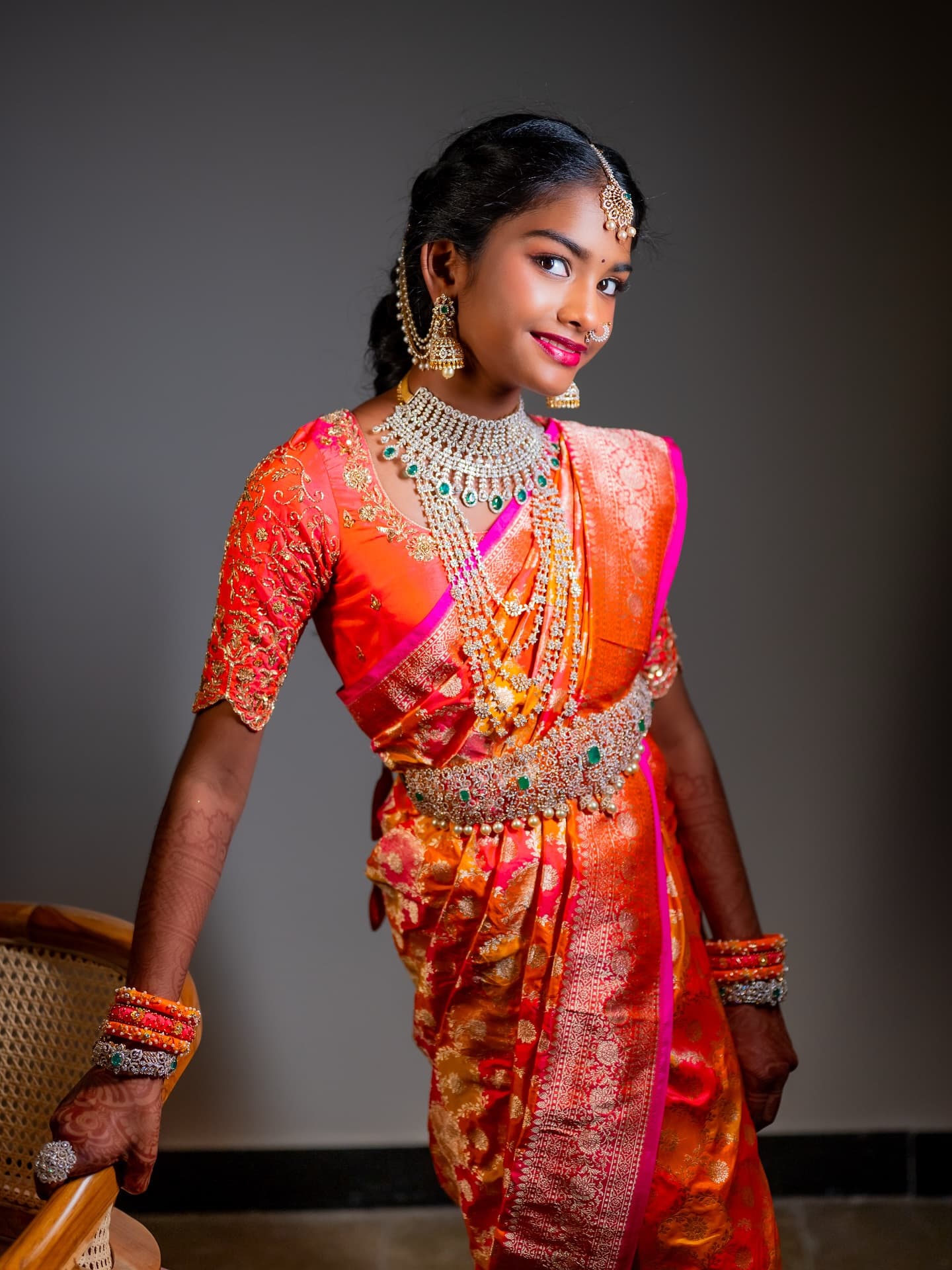 Aaniya Reddy — Saree Ceremony in Gandipet